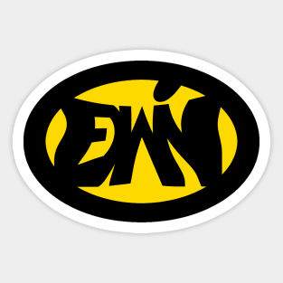 Edwin name logo Sticker
